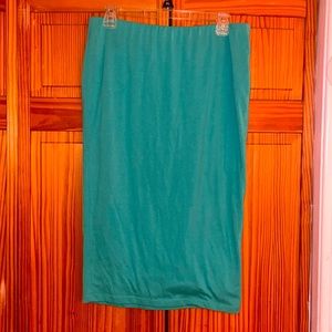 Metaphor Teal Maxi Skirt L